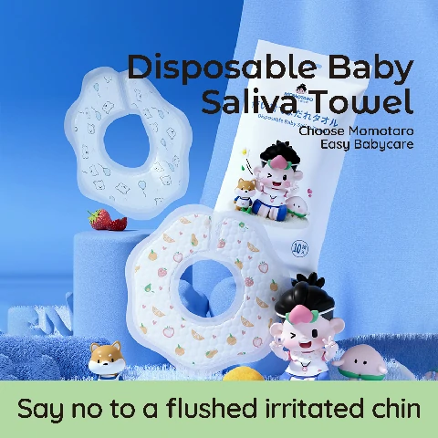 Momotaro Disposable Baby Saliva Towel-1